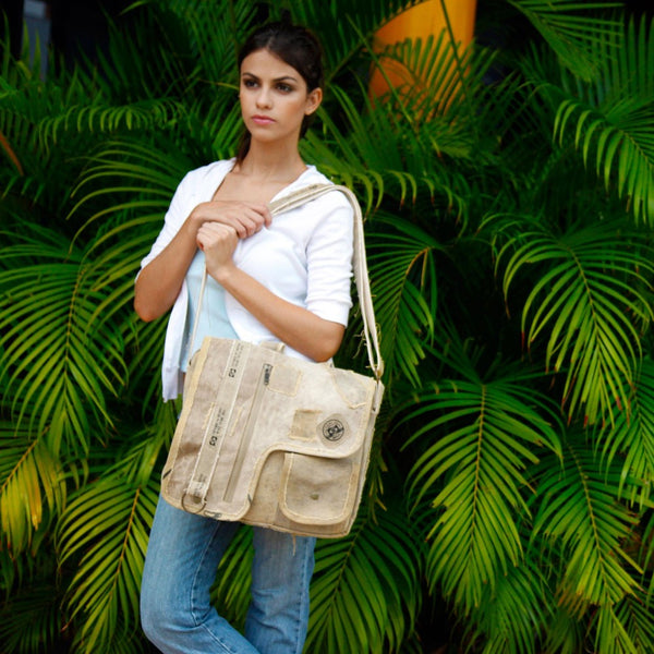 tarp messenger bag Recycled Tarp Messenger Bag