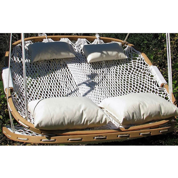 DOUBLE HAMMOCK SWING WITH FOOTREST