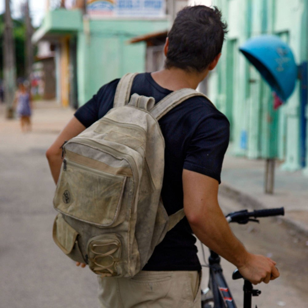 tarp rucksack Recycled Tarp Backpack