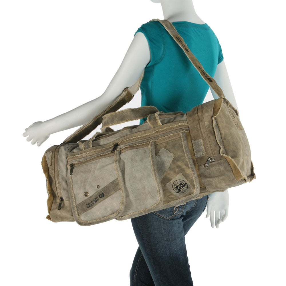 tarp duffle bag Recycled Tarp Duffle Bag